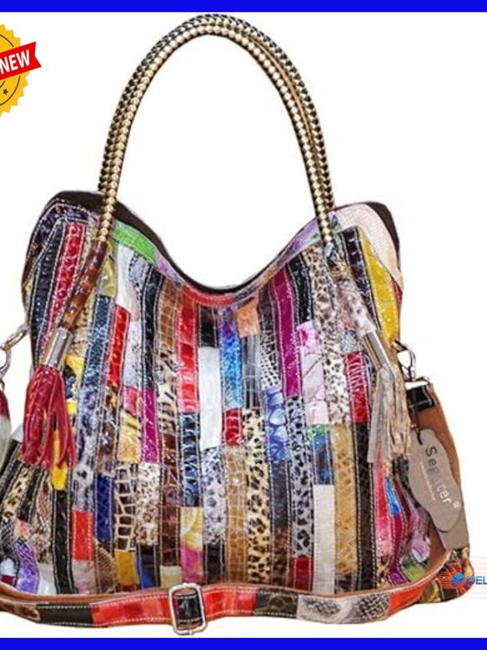 Large Genuine Leather Tote Bag Hobo Crossbody Handbag Big Boston Bag